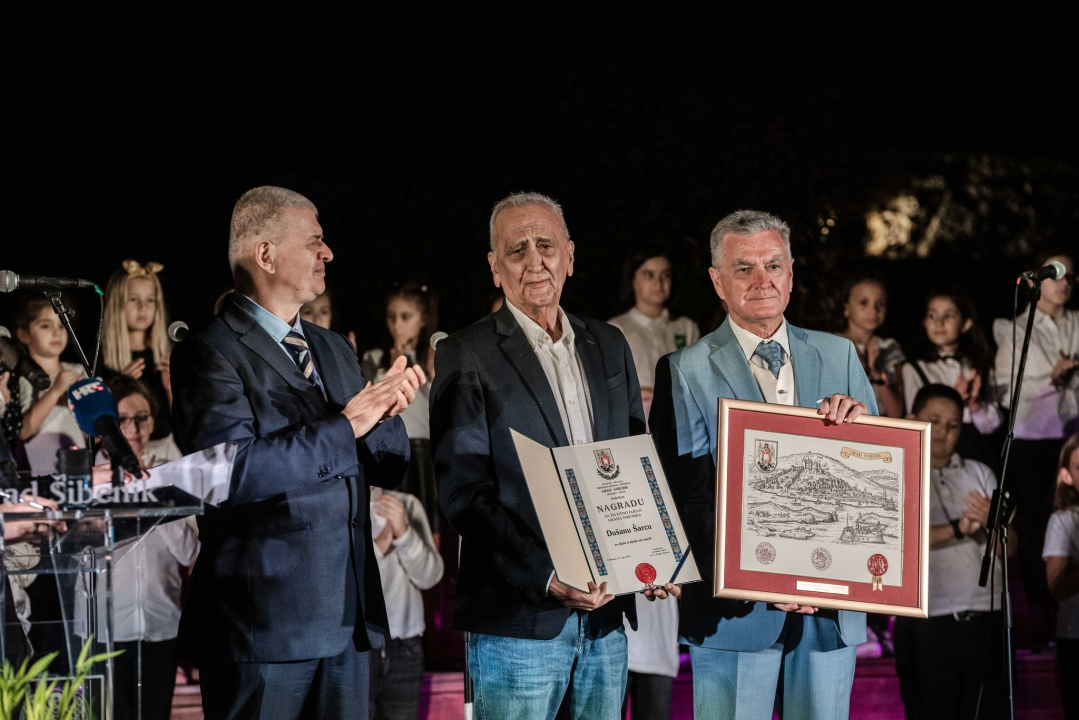 Dušanu Šarcu nagrada Grada Šibenika za životno djelo: 'Nije ovo iz lokalpatriotizma, živimo u najljepšem gradu na svijetu'