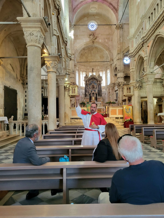 Posjet Šibeniku predsjednika odbora Europskog parlamenta za putove Svetog Jakova Hrvatskoj 