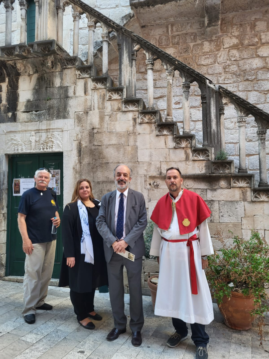 Posjet Šibeniku predsjednika odbora Europskog parlamenta za putove Svetog Jakova Hrvatskoj 