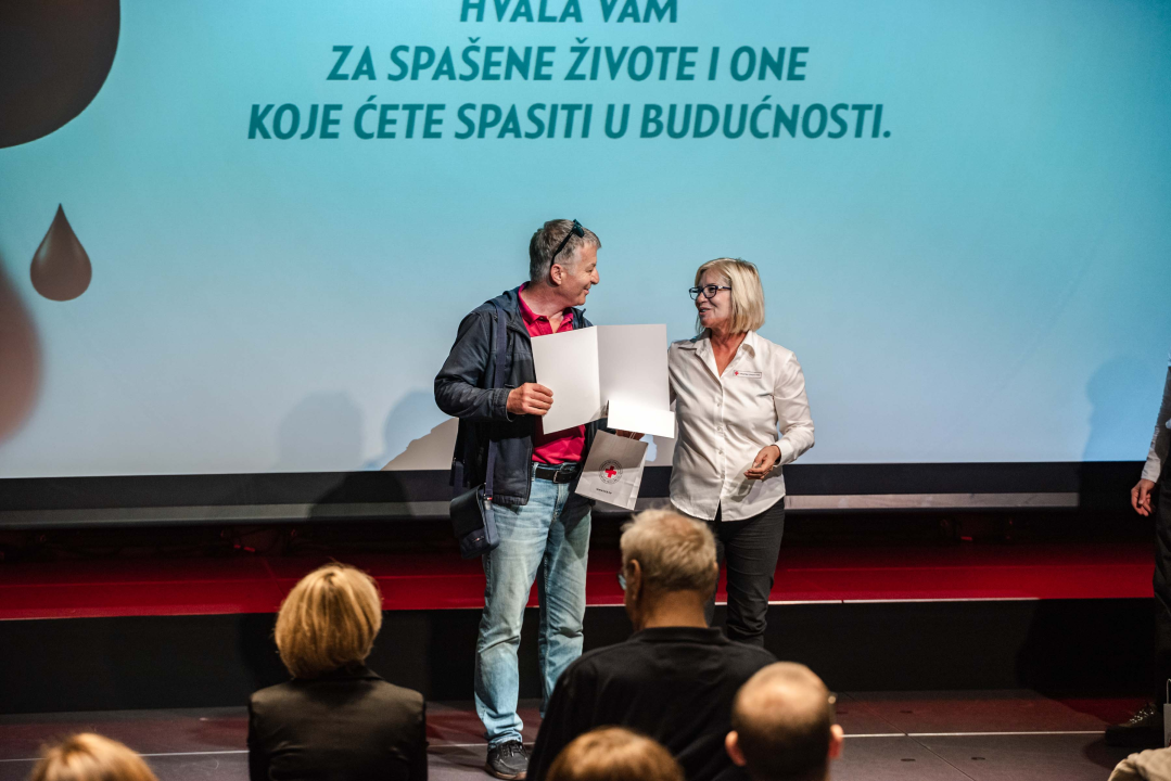 Svečanost Crvenog križa u Arsenu: 'Za krv se nikad neće naći adekvatna zamjena'