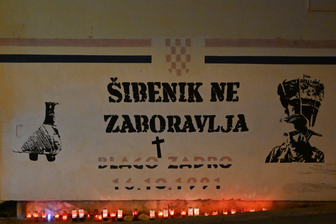 Na Šubićevcu obilježen Dan sjećanja na žrtvu Vukovara i Škabrnje