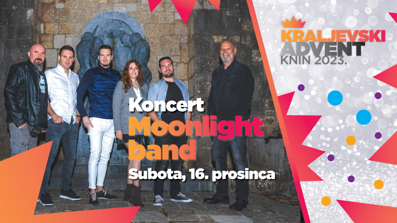  Božićni sajam, dječji program i koncert MoonLight banda ovu subotu na Kraljevskom adventu u Kninu!