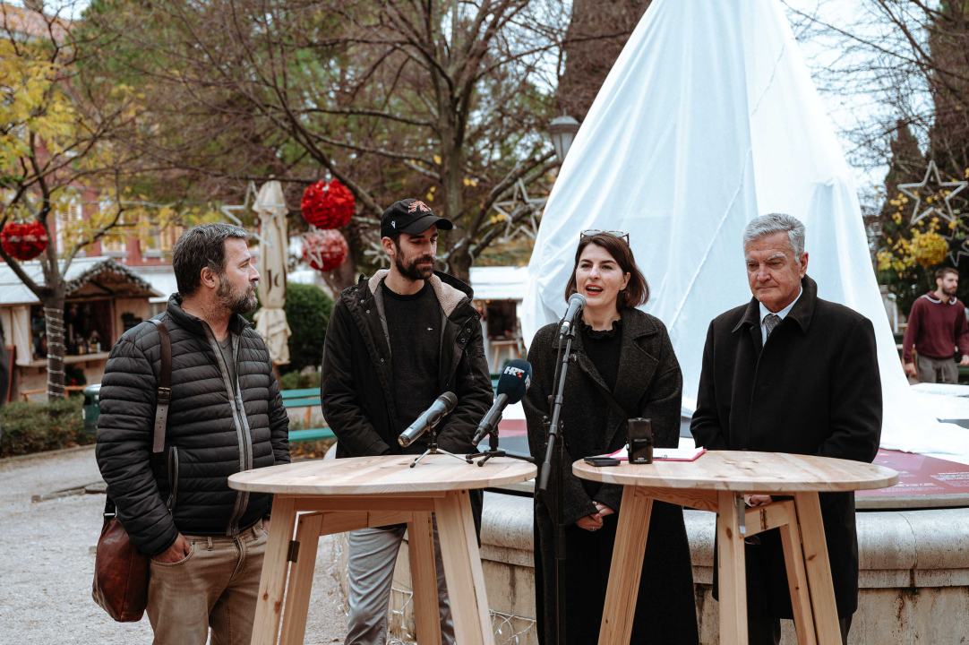 Umjetnička instalacija u spomen na Dražena Petrovića svečano otkrivena u đardinu