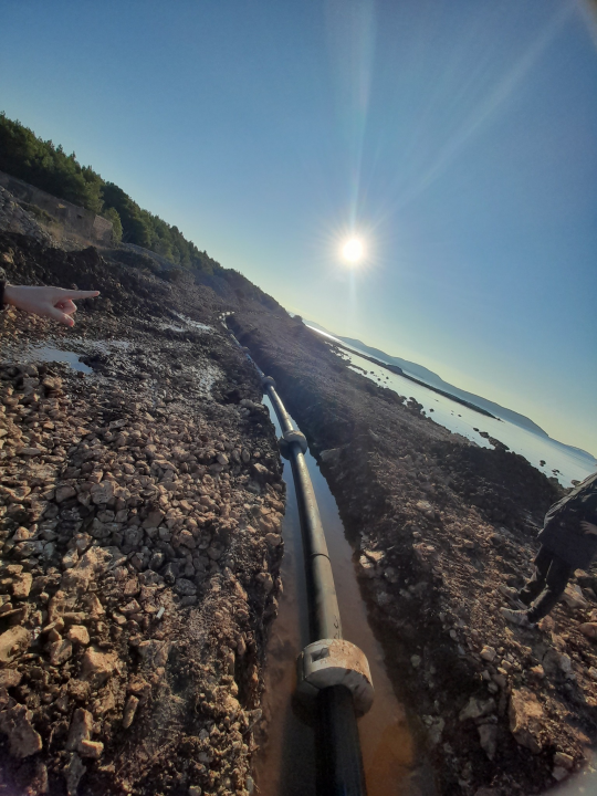 Izvedeno 553 metra podmorskog vodovoda od Srime, preko Prvića do Kaprija i Žirja