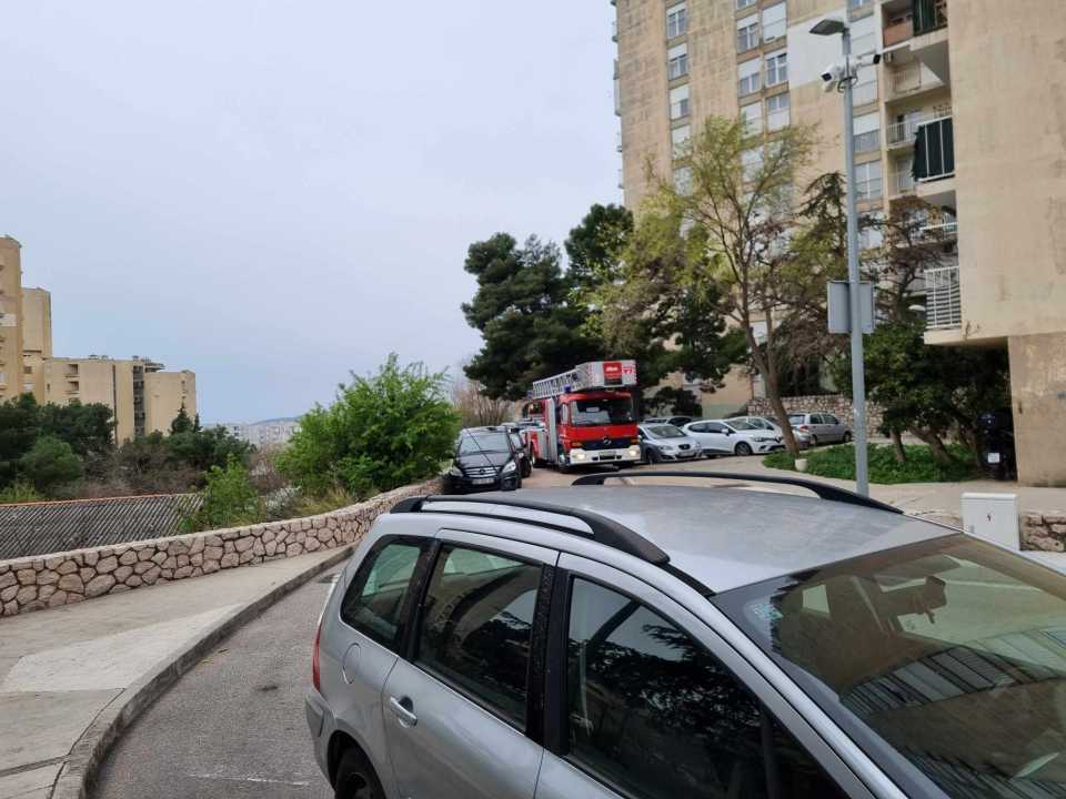 Olujno jugo na Vidicima srušilo granu na automobil 