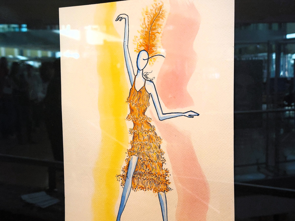 U knjižnici otvorena izložba modnih crteža košarkašice Šibenika Tihane Stojsavljević