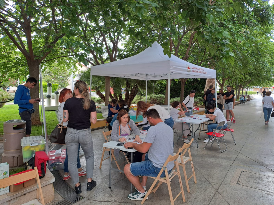 Akcija upisa u Hrvatski registar dobrovoljnih darivatelja krvotvornih matičnih stanica u Vodicama