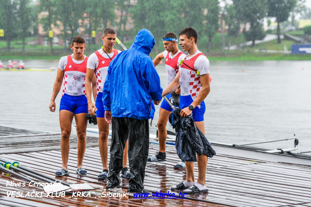 Tri veslača Krke nastupila za Hrvatsku na Europskom juniorskom prvenstvu, dali sve od sebe po teškom vremenu