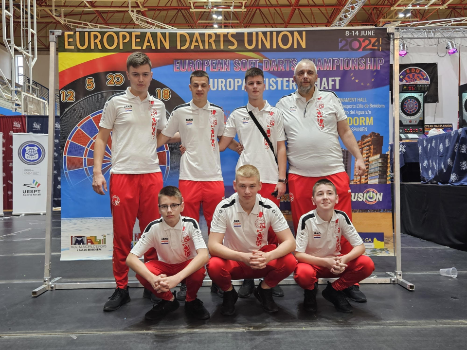 Zapažen nastup hrvatske pikado reprezentacije na EDU Europskom prvenstvu