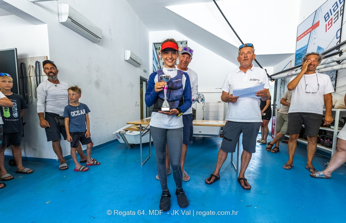 Jakov Blinja iz Jedriličarskog kluba Šibenik najbolji na Valovoj festivalskoj regati optimista