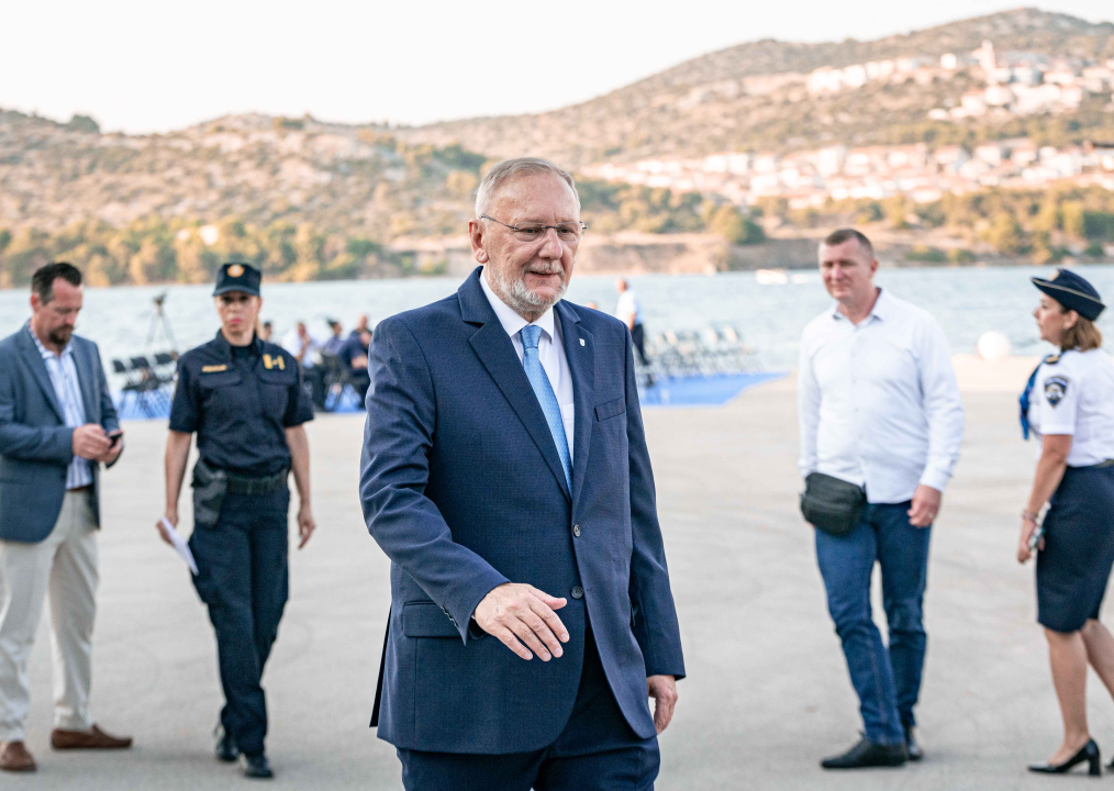 Na Martinskoj se okupili policajci, a Božinović poručio: 'Jedna smo od najsigurnijih zemalja na svijetu'
