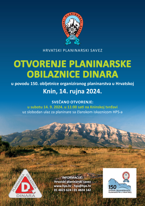 HPS poziva planinare na otvorenje planinarske obilaznice Dinara