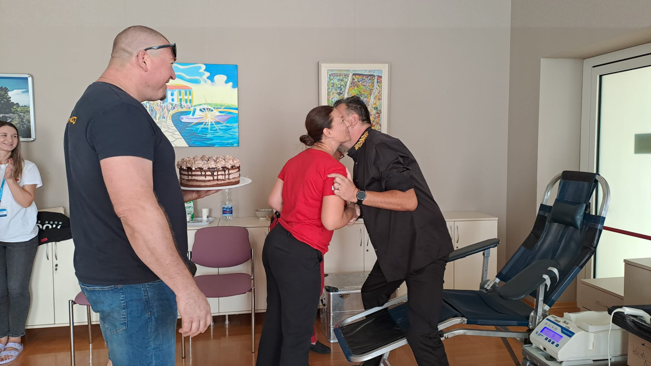 Prvi put s 23 godine: Vodičanin Robert Pašara danas po stoti put darovao krv