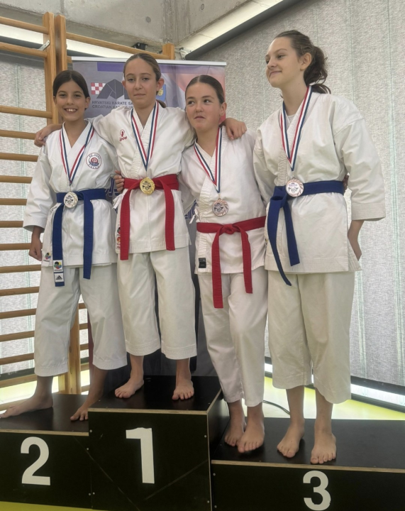 Karate klub Osvit iz Splita se vraća s 15 medalja, uz drugo ekipno mjesto u katama