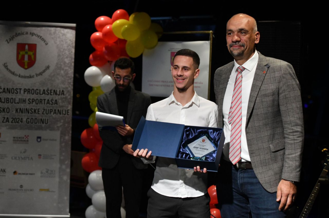 Josip Teskera i Daniela Jelić proglašeni najboljim sportašima u županiji