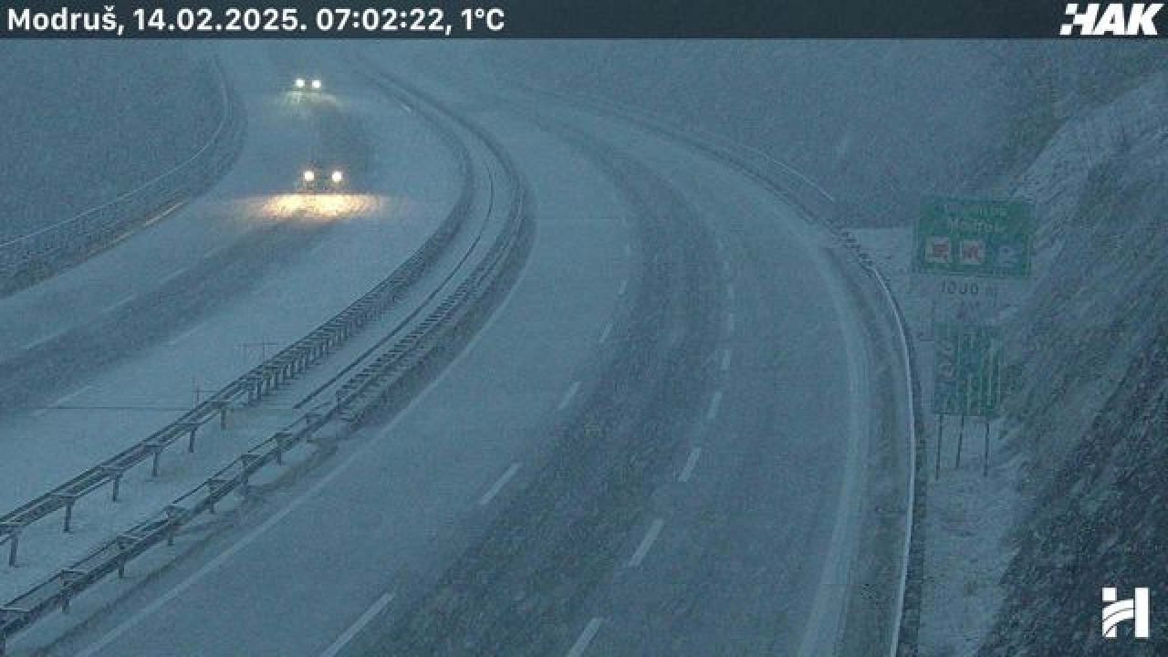 Zimski uvjeti diljem zemlje, pada obilan snijeg