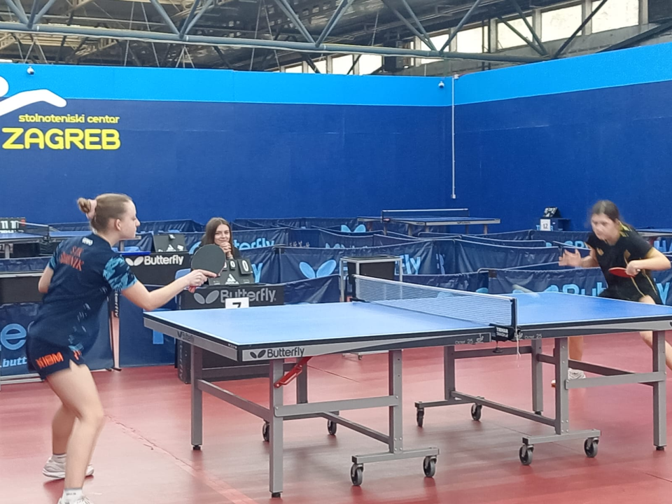 FOTO: Stolnotenisačica Šibenika Anđela Živković nastupila na turniru za najboljih 8 hrvatskih kadetkinja