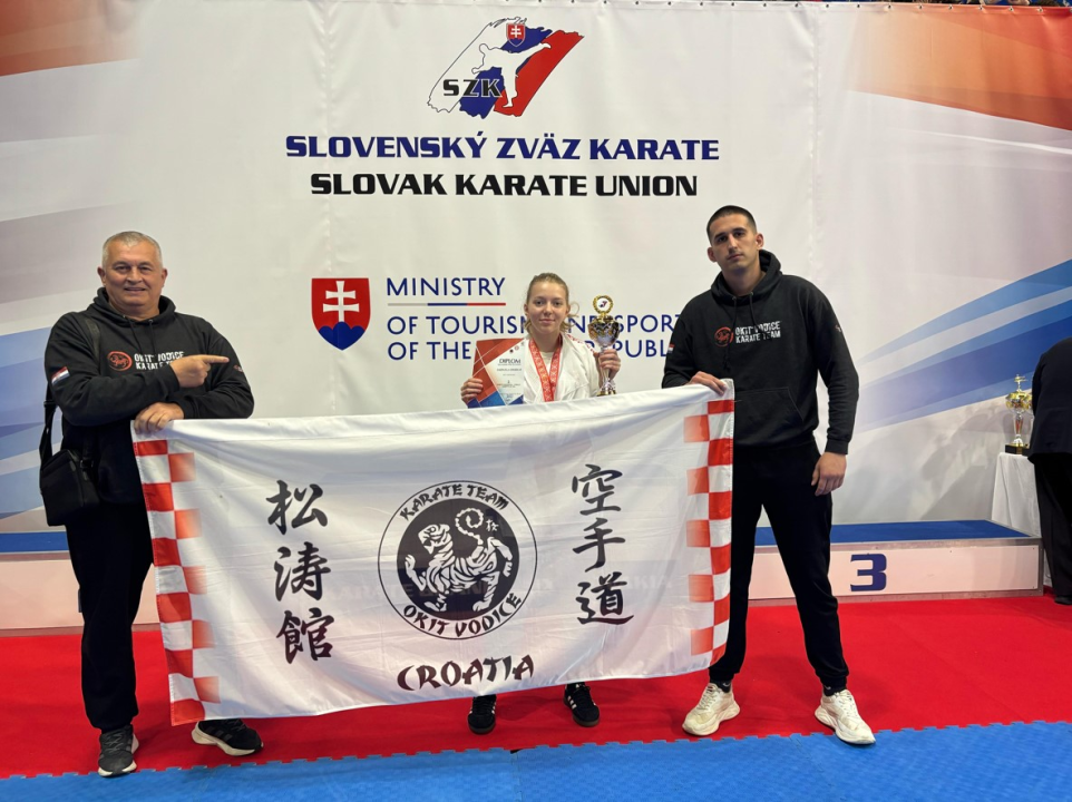 Gabrijela Grubelić iz Karate kluba Okit srebrna na Grand Prix Slovakia