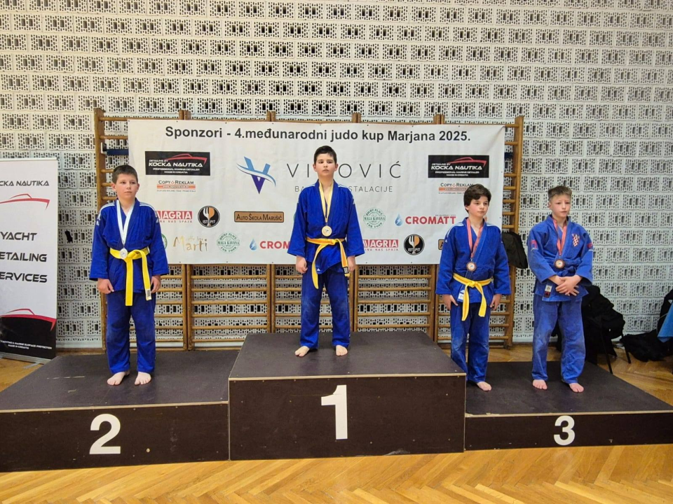 Šibenski mladi judaši kući donijeli tri medalje