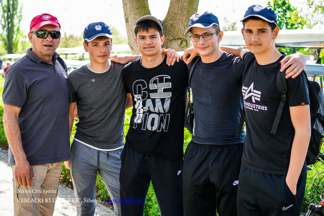 Zlatna izvedba četverca bez: Sjajni uspjesi veslača VK Krka na Croatia Open regati