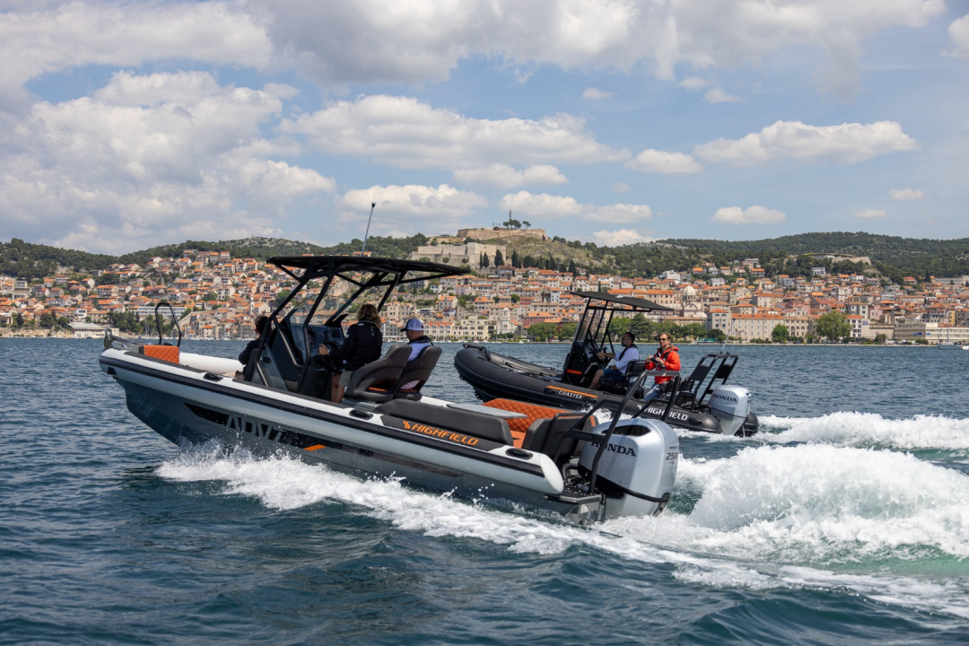 FOTO Šibenik domaćin ekskluzivnog testiranja Highfield plovila i International Press Daysa