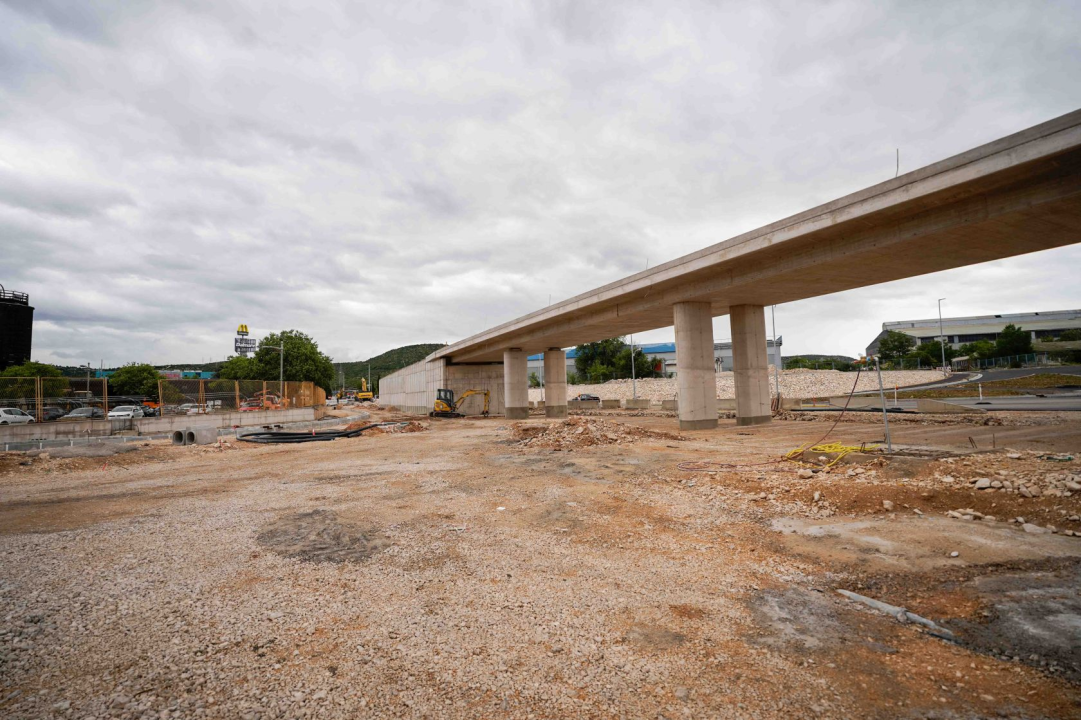 Radovi na čvoru Mandalina napreduju prema planu