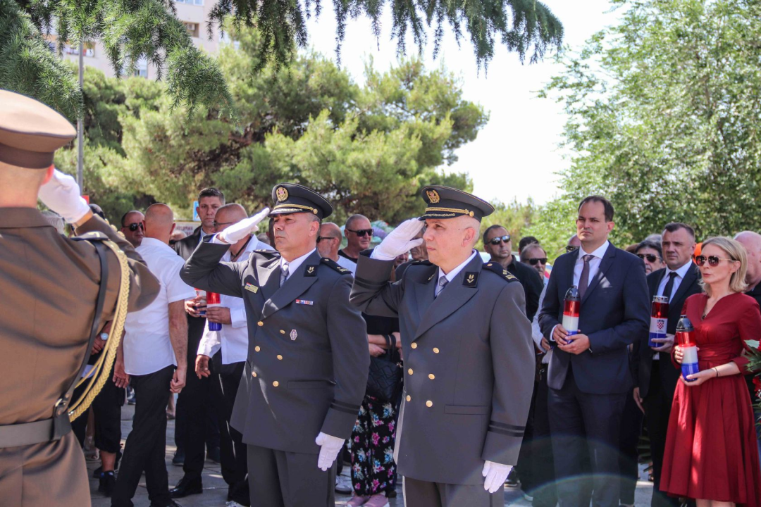 Položeni vijenci na Baldekinu povodom 34. obljetnice osnutka slavne 113. brigade HV