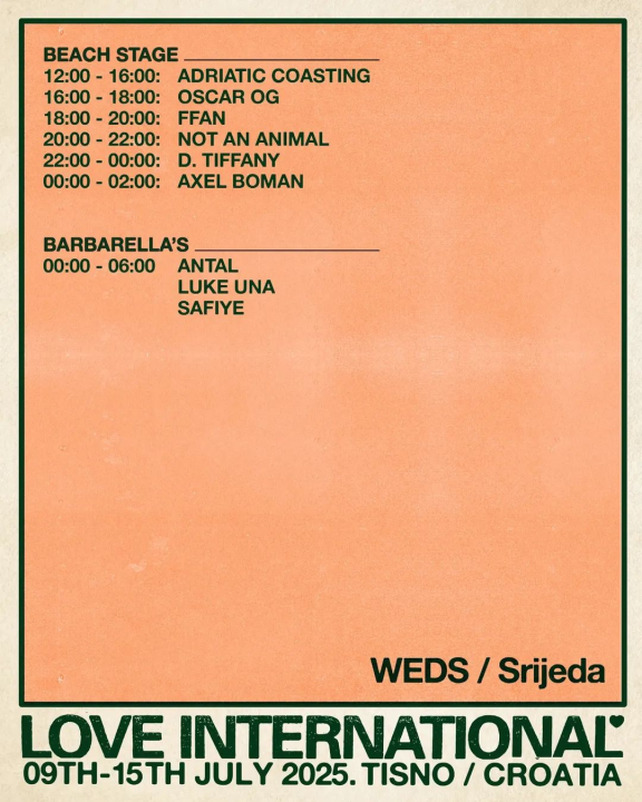 Tisno se sprema za jubilarno izdanje Love Internationala: Glazbena proslava desetljeća festivala i 20 godina Gardena