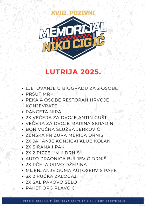 Završnica malonogometnog turnira 'Hrvatski vitez Niko Cigić