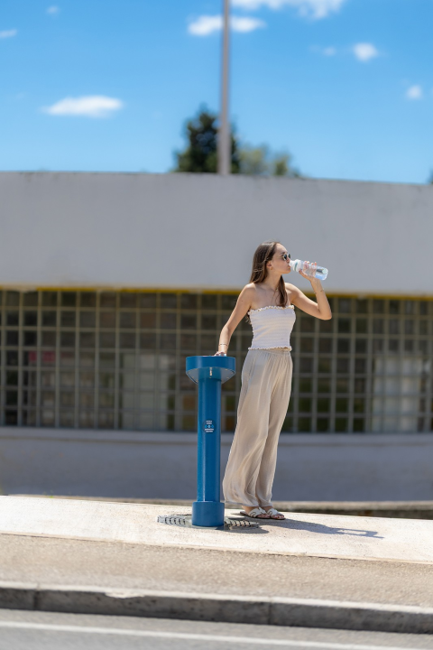 Šibenik postavio deset novih gradskih česmi čiji dizajn potpisuje Ante Filipović Grčić