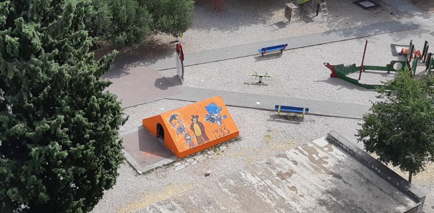 Zahvaljujući FOTO Funcutima bezlična betonska kućica postala glavna atrakcija dječjeg igrališta na Baldekinu