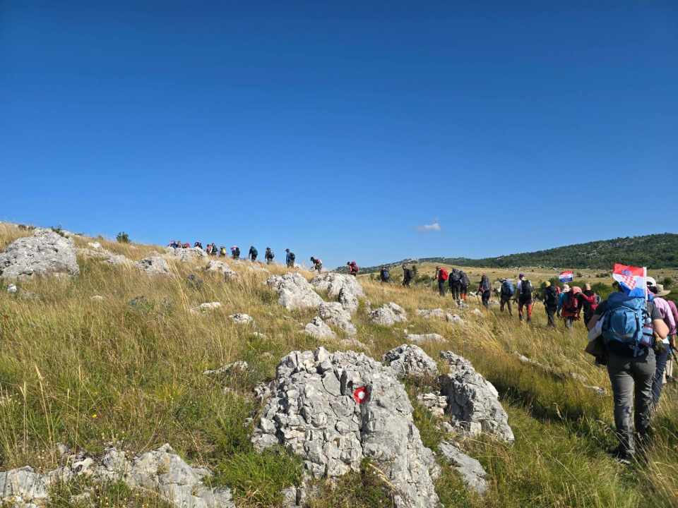 Mihovilci u pohodu 'Put Oluje' stigli na Kninsku tvrđavu