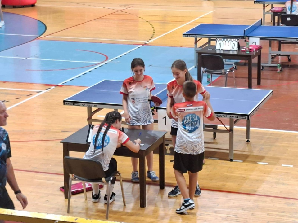 FOTO Tri šibenske stolnotenisačice pozvane u reprezentaciju Hrvatske