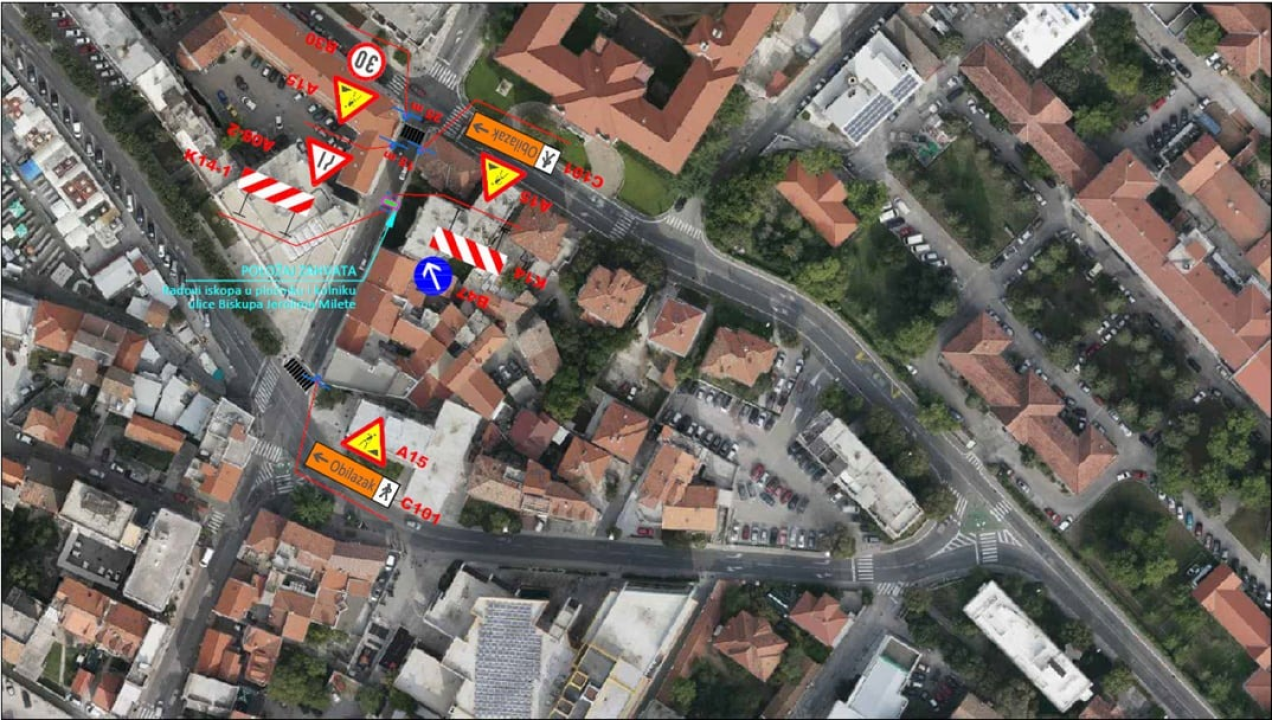 Od danas privremena regulacija prometa u Ulici Stjepana Radića