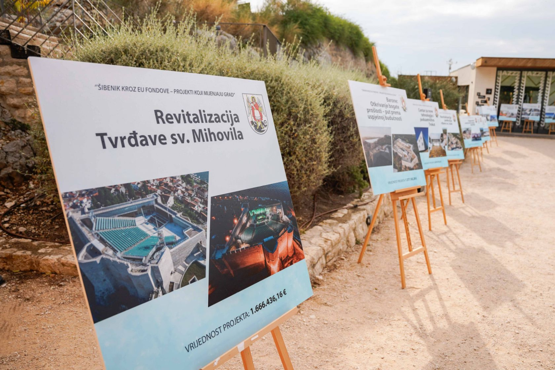 Izložba 'Šibenik kroz EU fondove' otvorena na Baroneu