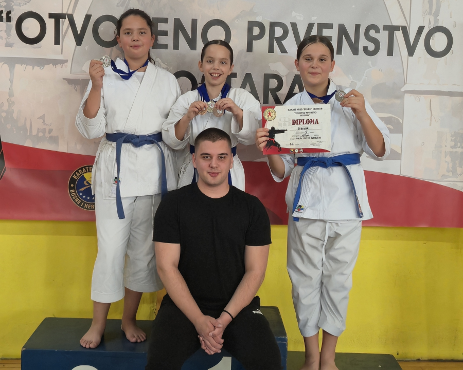 FOTO Karatašima Šibenika dva zlata i pet bronci u Mostaru