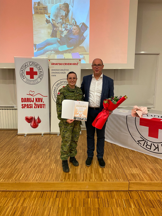 Crveni križ Knin obilježio Dan darivatelja krvi: 'Prikupili 670 doza krvi samo u ovoj godini'
