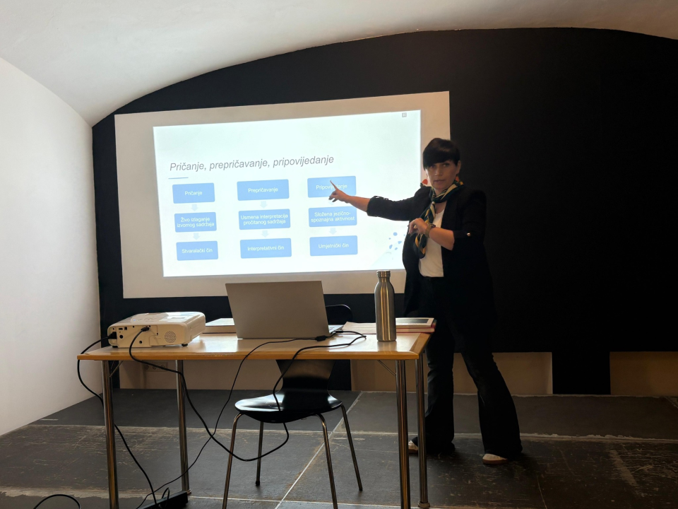Održana edukacija Željane Bulat o primjeni pripovijedanja u knjižnicama