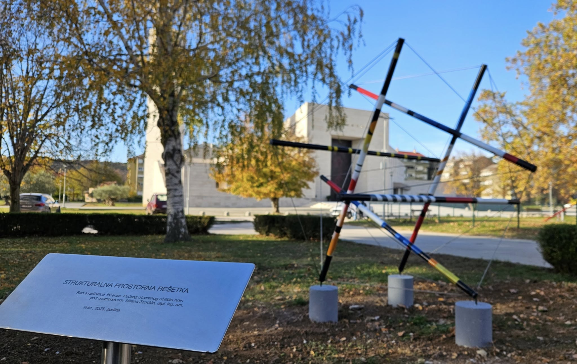 Knin dobio prvu umjetničku instalaciju, djelo umjetnika Milana Zoričića
