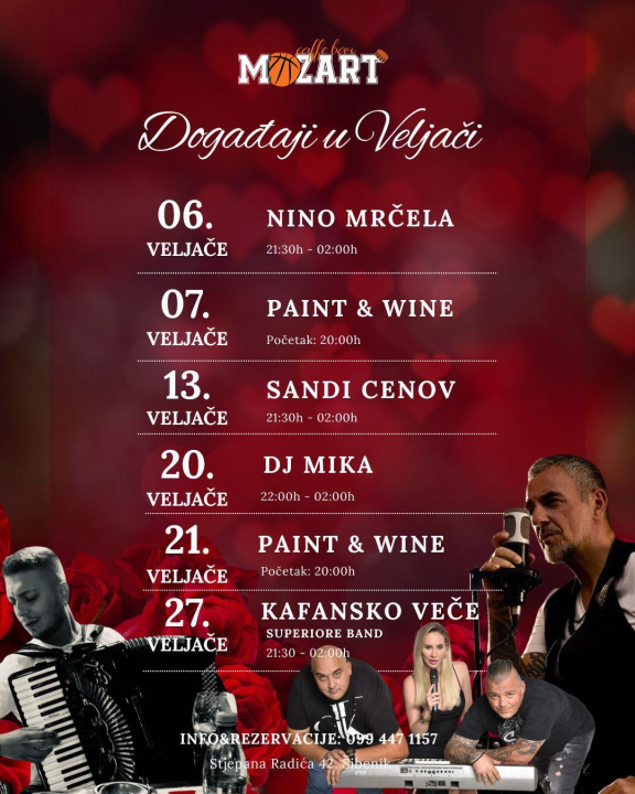 FOTO Mozart ovog mjeseca podiže ljestvicu zabave na novu razinu uz Nina Mrčelu, Sandija Cenova i Wine & Paint!