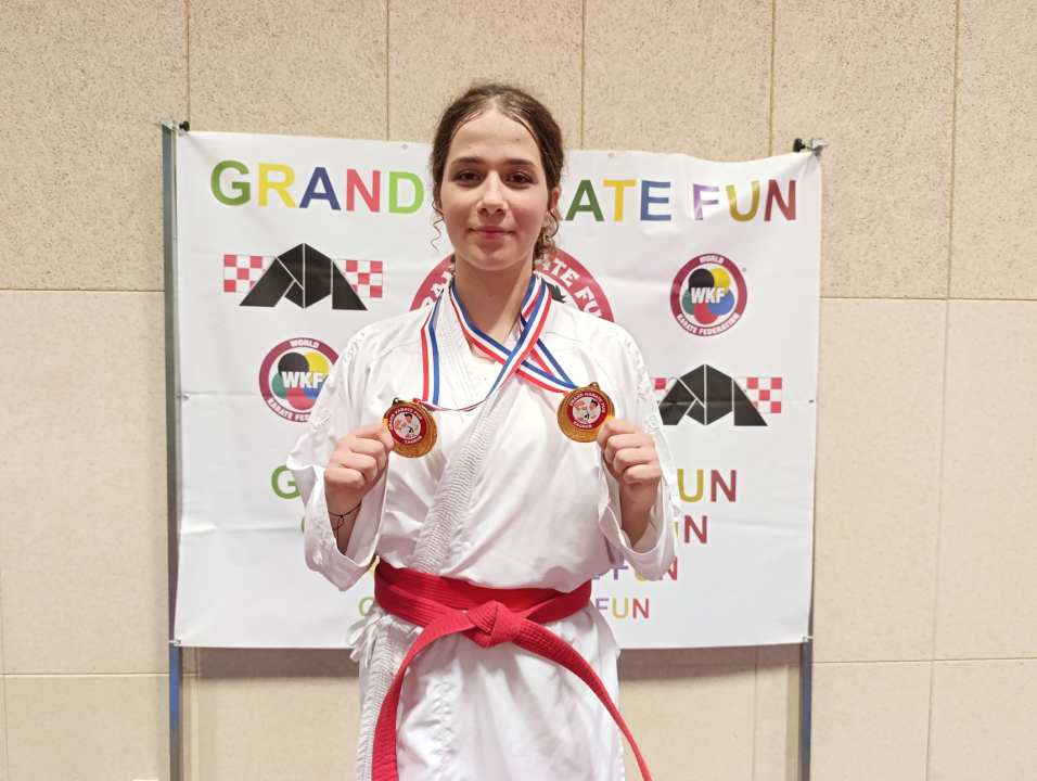 FOTO Karate klub Šibenik 1066 osvojio 12 medalja na turniru 'Grand Karate Fun' u Zagrebu