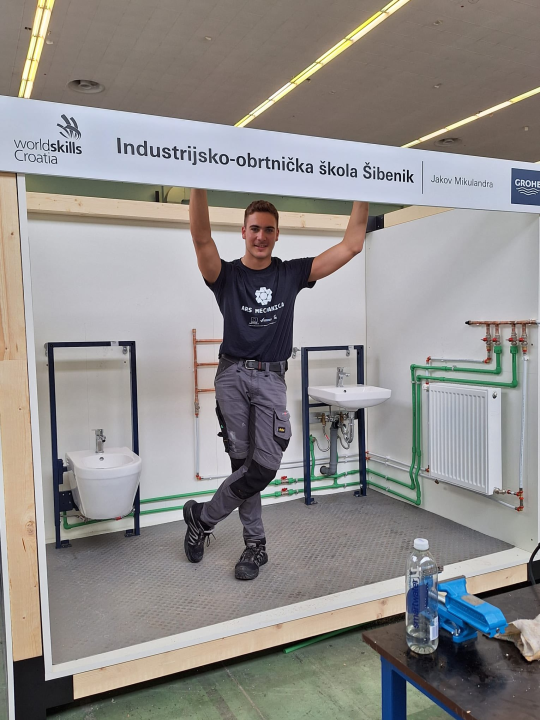 Učenik Industrijsko-obrtničke škole Jakov Mikulandra brončan na WordSkills natjecanju