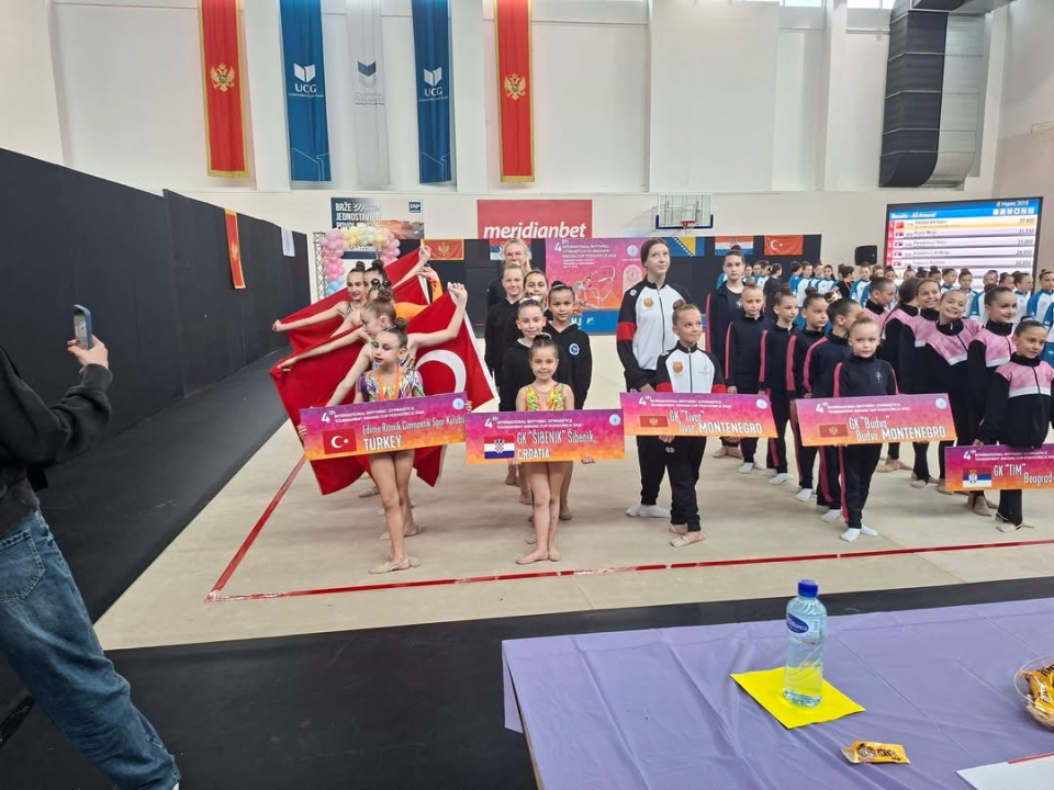Šibenske gimnastičarke izvrsne na natjecanju u Crnoj Gori