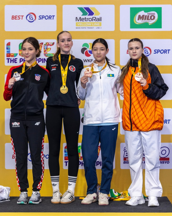 FOTO Šibenska karatistica Petra Babić srebrna na Filipinima u Svjetskoj ligi mladih