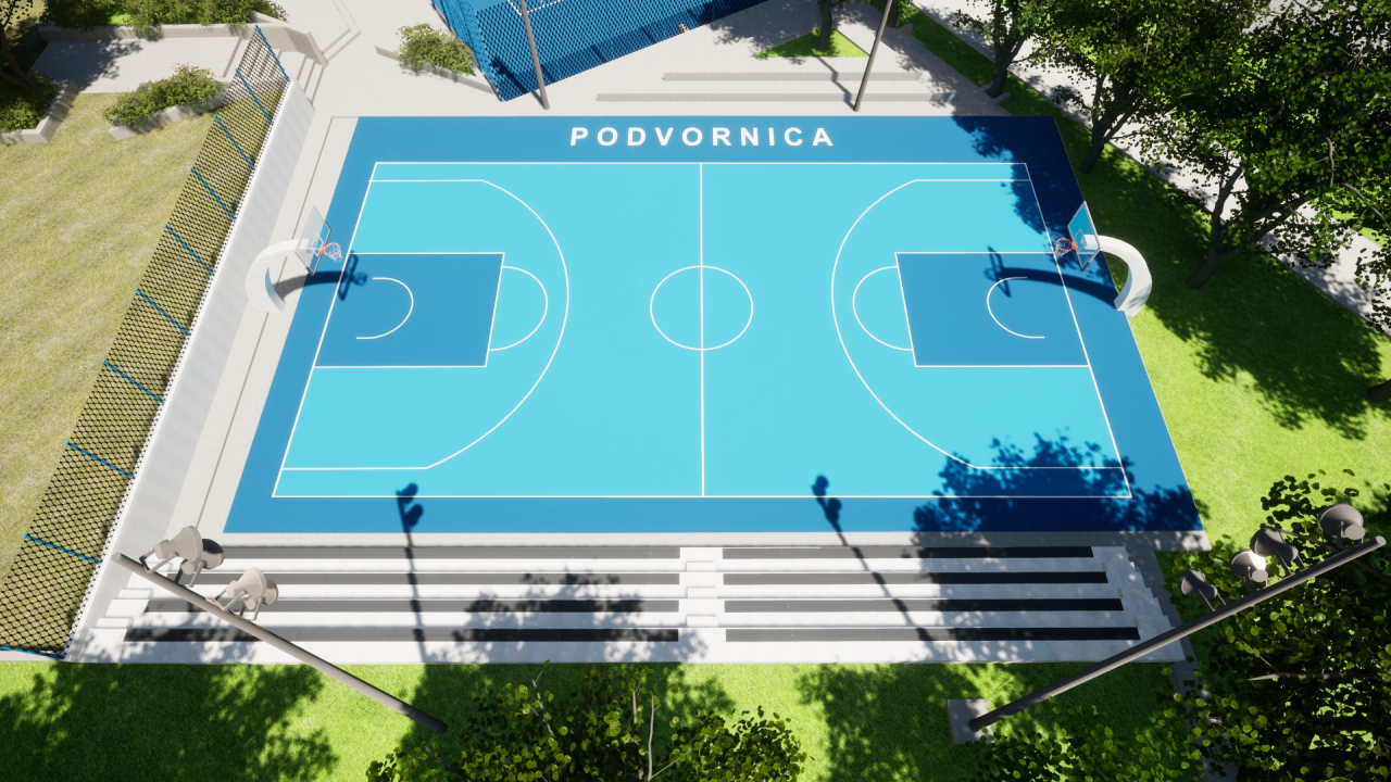 Prijavljen projekt rekonstrukcije košarkaškog igrališta Podvornica u Drnišu
