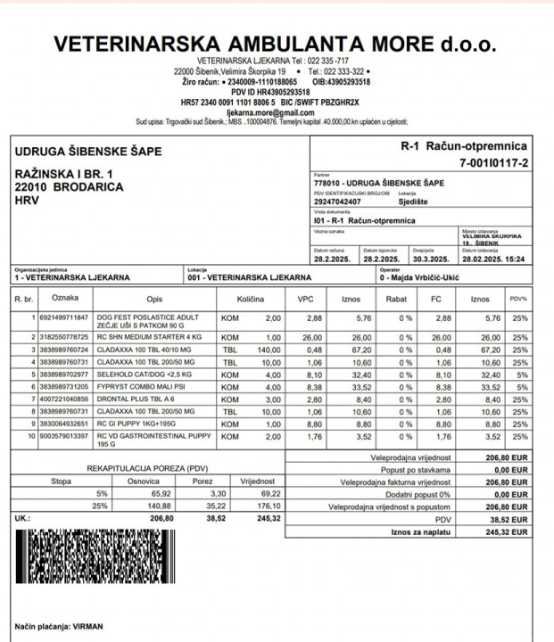 Spašeni psić s Promine traži svoj zauvijek dom, a Šibenske šape pomoć za pokrivanje veterinarskih toškova