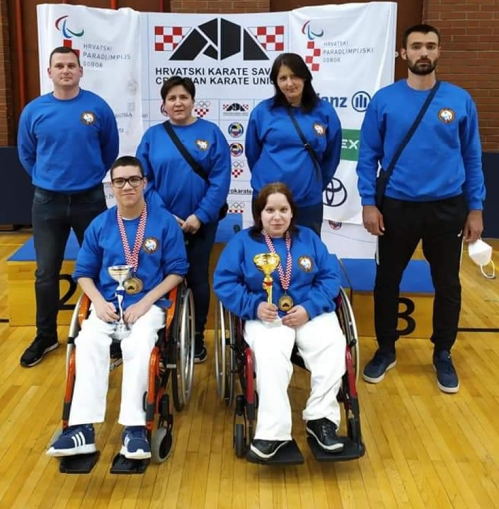 Na Prvenstvu Hrvatske u parakarateu šibenski sportaši ostvarili izniman uspjeh  