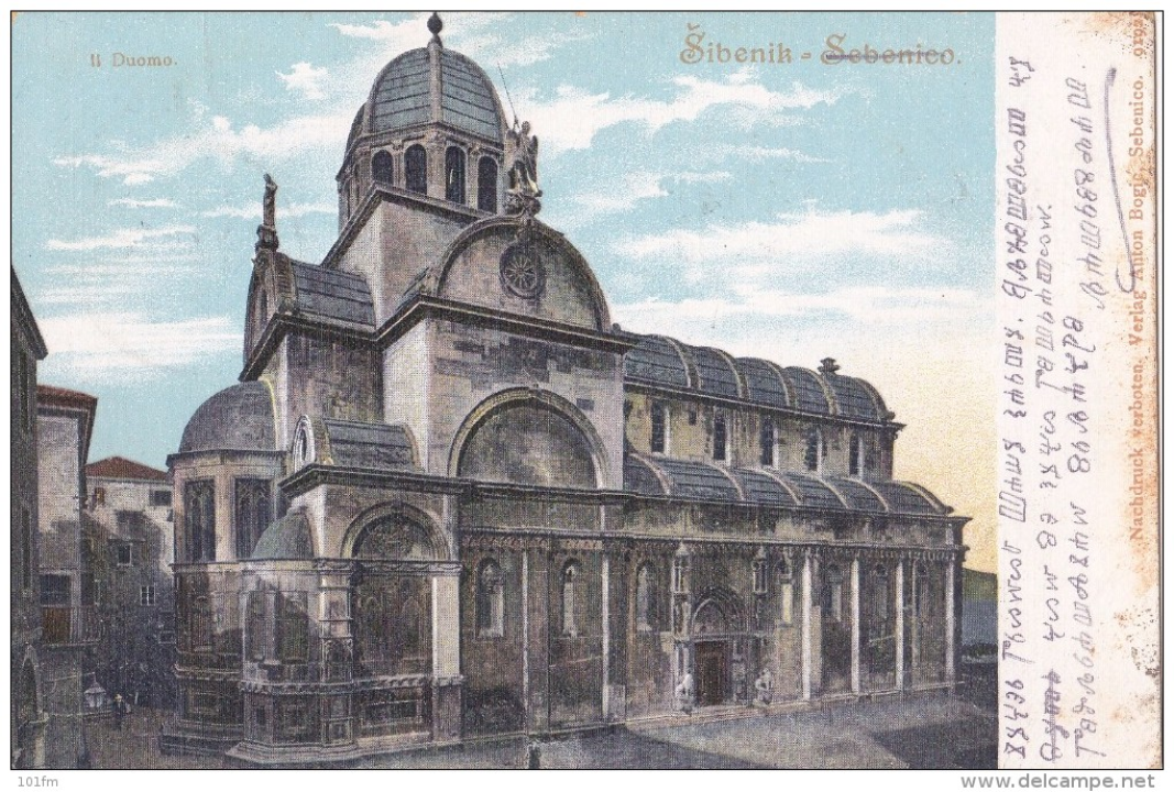 Šibenska ljepotica na starim razglednicama: Pogledajte kako je nekad izgledao okoliš katedrale, sve je bilo drukčije