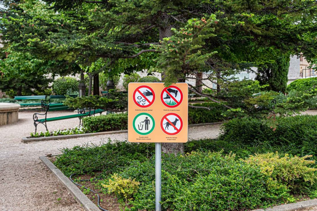 Zeleni grad u đardinu postavio edukativne table: Stabla na rivi i Poljani tretirali protiv nametnika 