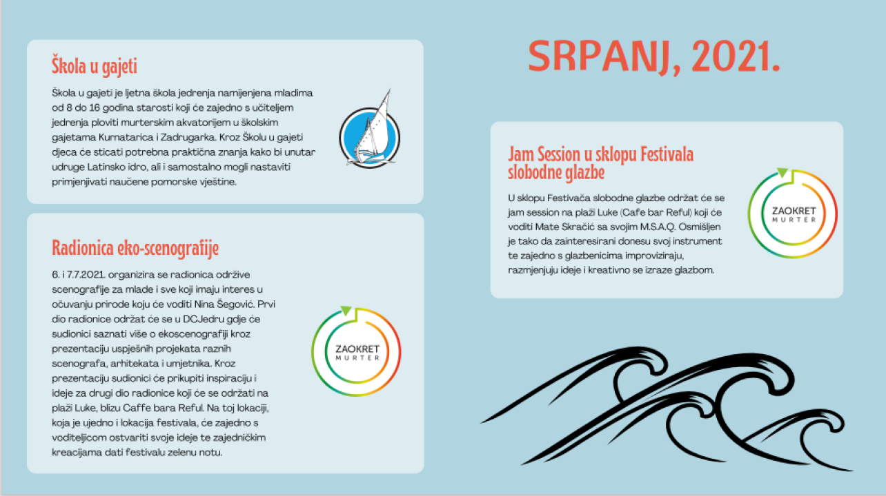 Provjerite kakve aktivnosti vas čekaju tijekom cijele godine u Društvenom centru Jedro u Murteru 